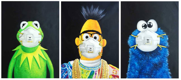 Graffik Gallery Ben Gulak - Muppets Triptych