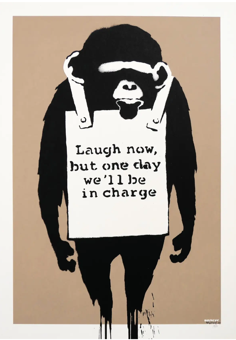 Banksy - Laugh now