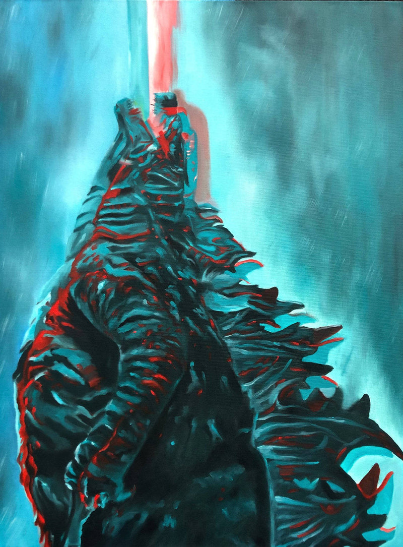 Graffik Gallery Amar Stewart - Godzilla
