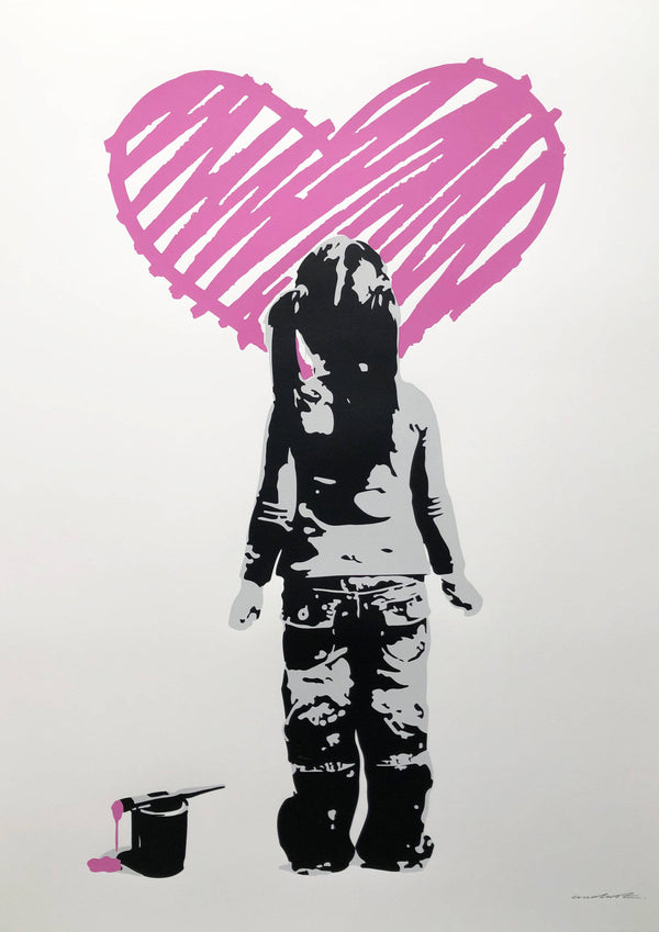 Graffik Gallery And Wot - Paint Girl (Pink)