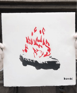 Bambi - LOCKDOWN EDITIONS 'PROTEST PIECE' - 'WHEELS ON FIRE