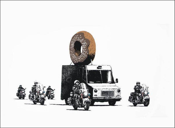 Graffik Gallery Banksy - Donuts (chocolate) - Signed