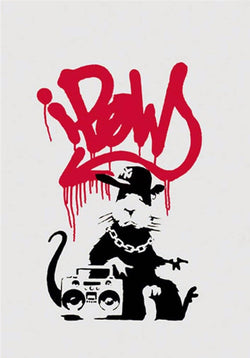 Graffik Gallery Banksy - Gangsta Rat - Unsigned