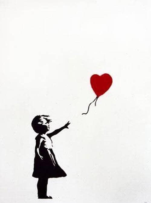 Graffik Gallery Banksy - Girl with Balloon - Unsigned