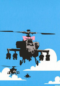 Graffik Gallery Banksy - Happy Choppers - Signed
