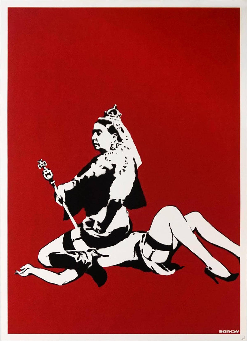 Graffik Gallery Banksy - Queen Vic - Unsigned