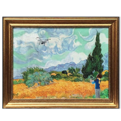 Graffik Gallery Catman - Wheat Field with Drone