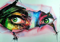 Graffik Gallery Darien Varona Gonzales - Green Eyes