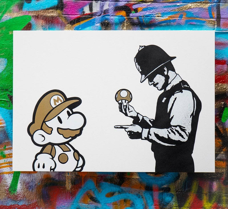 Graffik Gallery TRUST.iCON - Stop and Search (Gold)